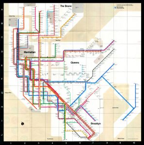 Massimo Vignelli's map design